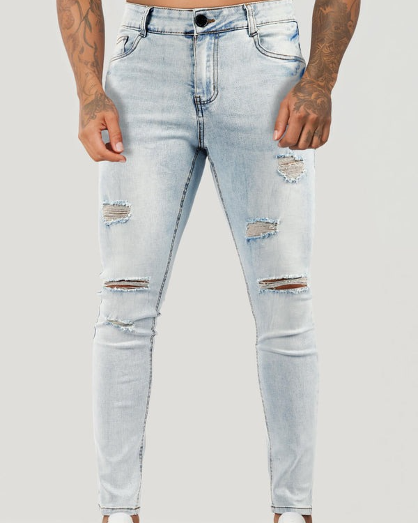 Men's Ripped Stretch Skinny Jean