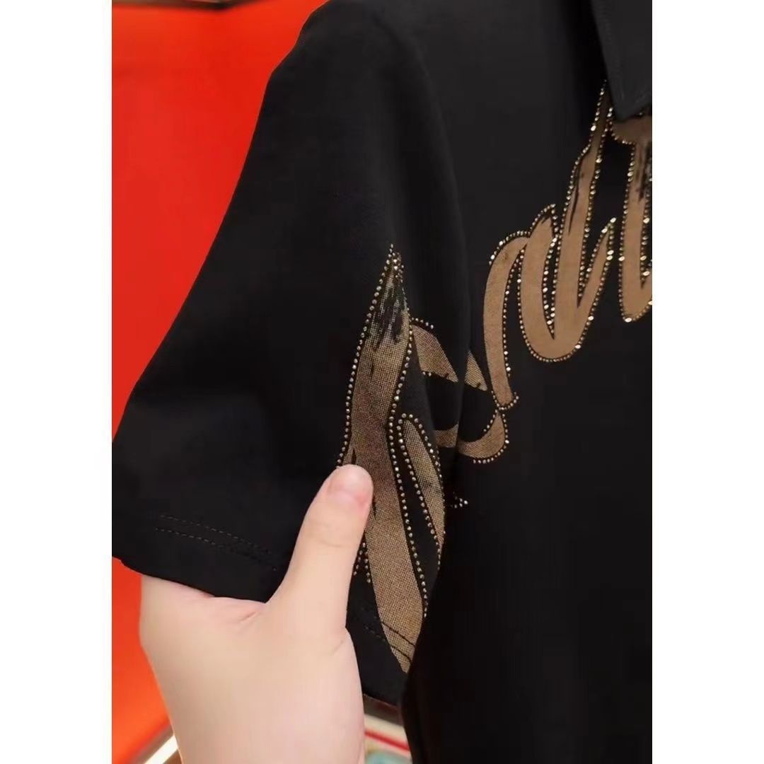 Men's Rhinestone Short Sleeve Shirt