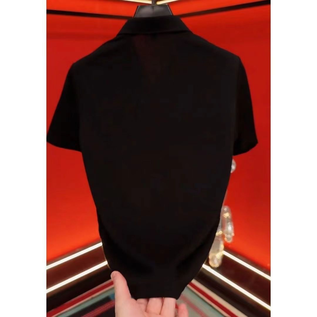 Men's Rhinestone Short Sleeve Shirt