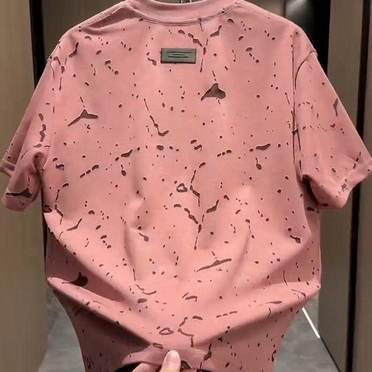 Men's Ripped Short Sleeve T-Shirt