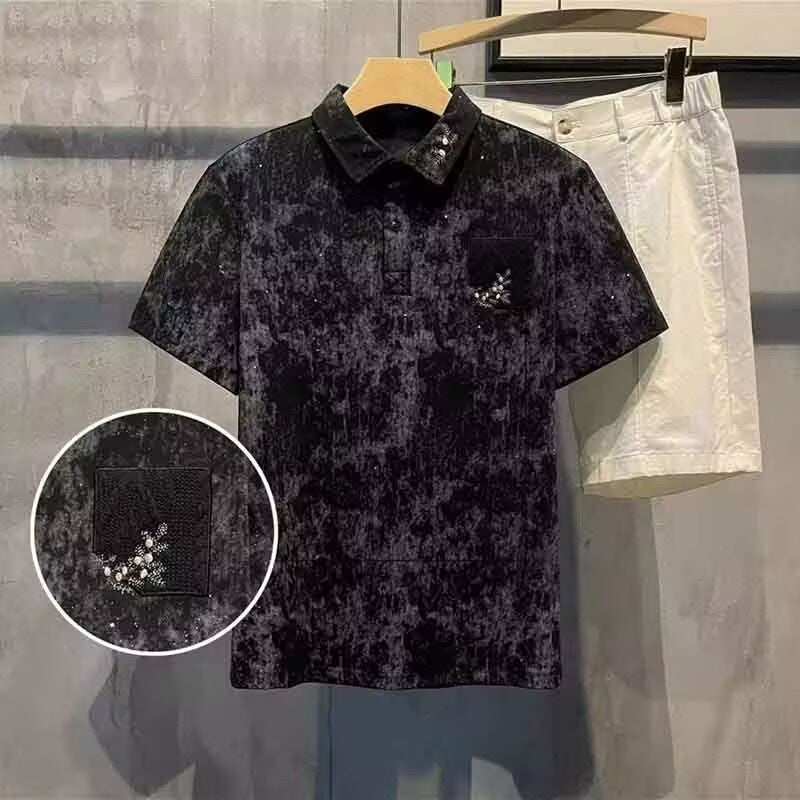 Men's Summer Galaxy Embroidered POLO Shirt