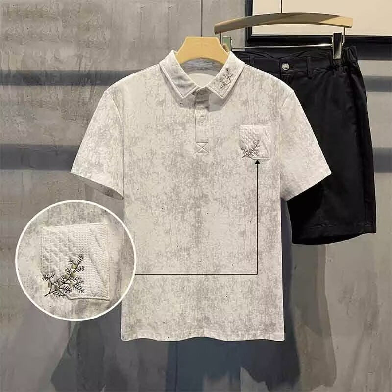 Men's Summer Galaxy Embroidered POLO Shirt