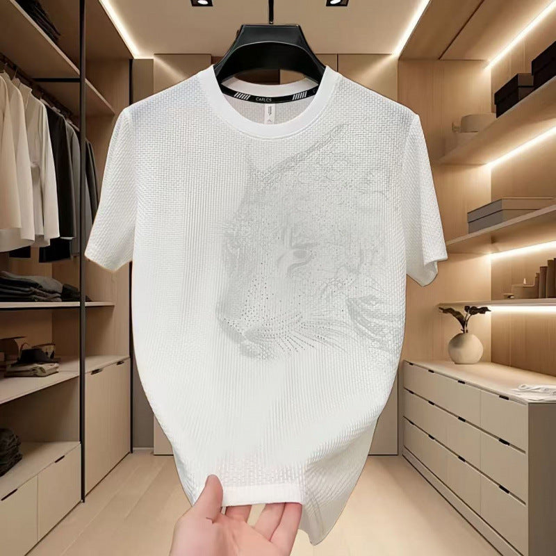 Men's Summer Ice Silk Breathable T-shirt