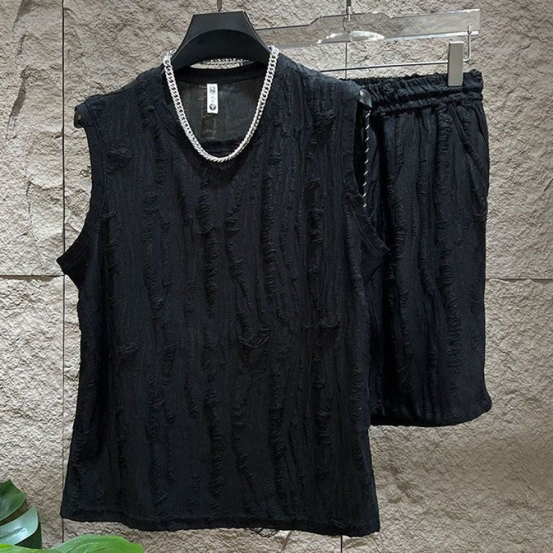 Men's Trendy Ripped Suit