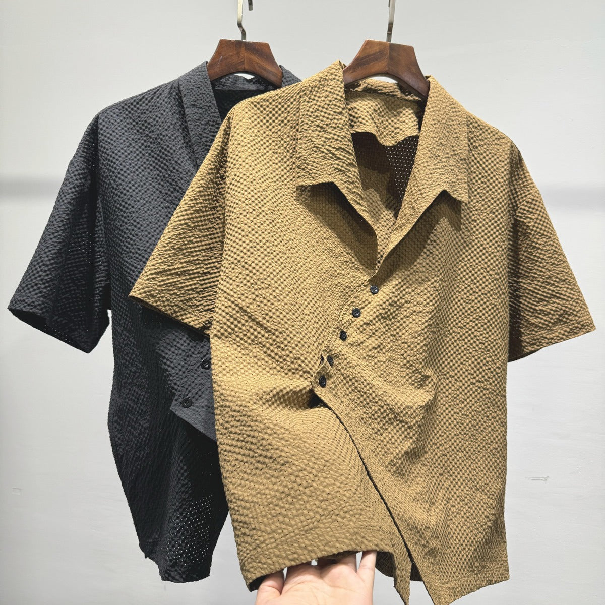 Men's Breathable Lapel shirt