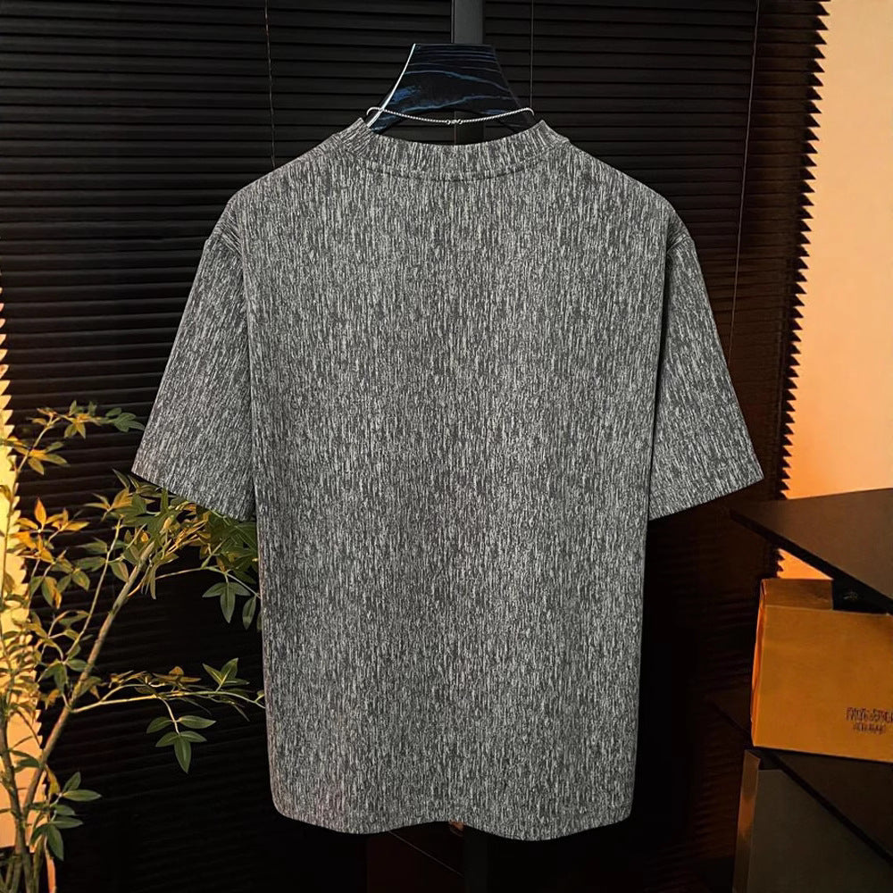Men's Gradient Round Neck Short-Sleeved T-Shirt