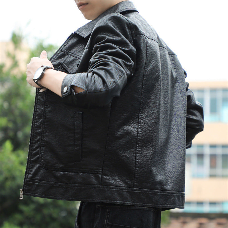 Men's Handsome Leather Jacket