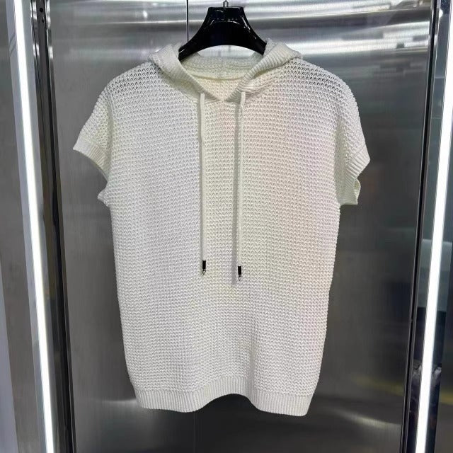 Men's Trendy Hooded Knitted Top