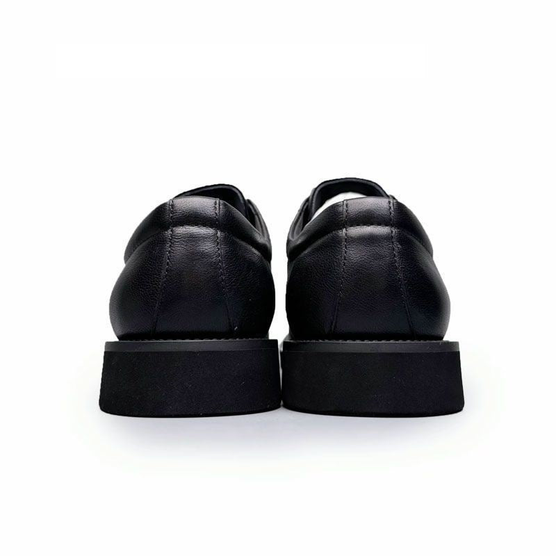 Swivel Buckle Mesh Comfortable Breathable Men's Leather Shoes