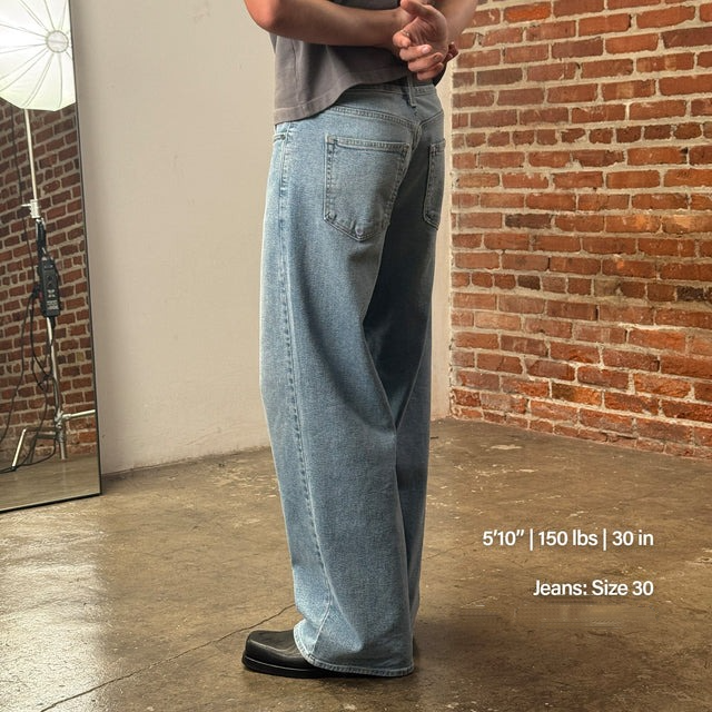 Dad Jeans Straight-Wide Leg