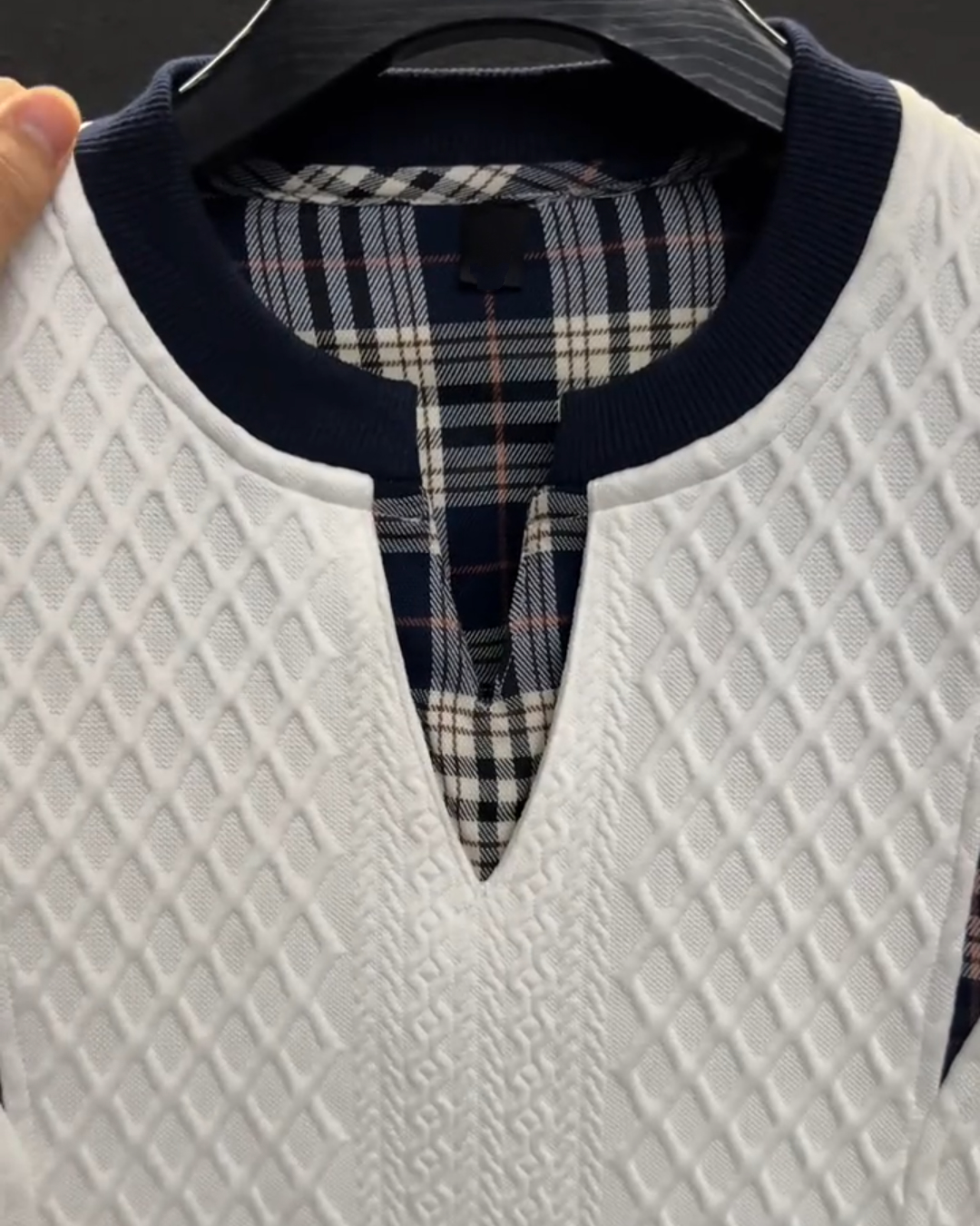 Men's Colorblock Knitted T-shirt