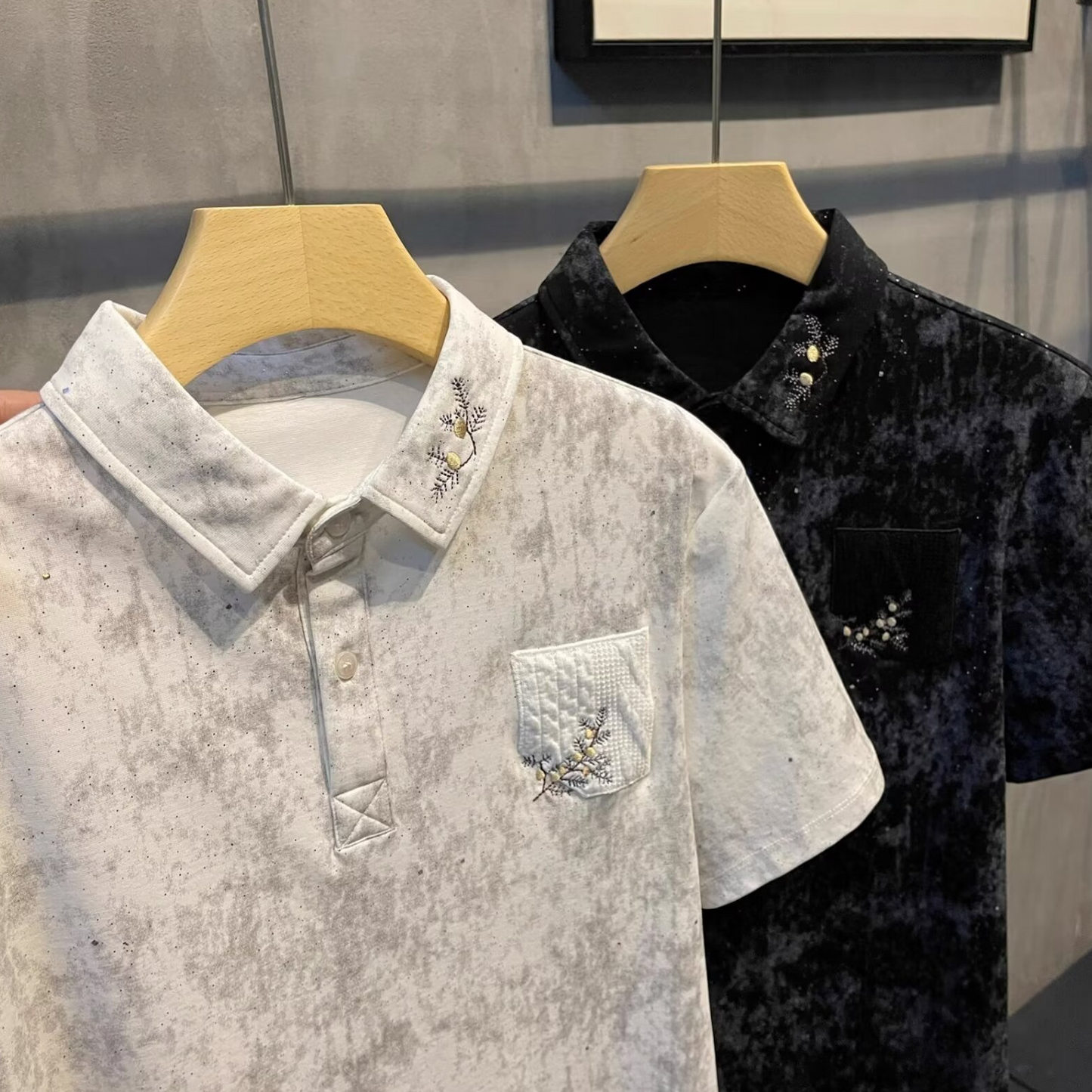 Men's Summer Galaxy Embroidered POLO Shirt