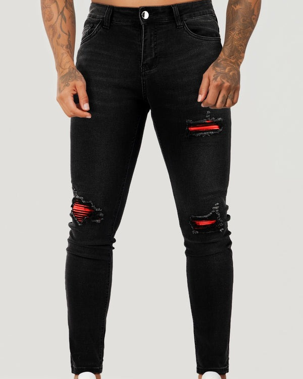 Men's Ripped Stretch Skinny Jean