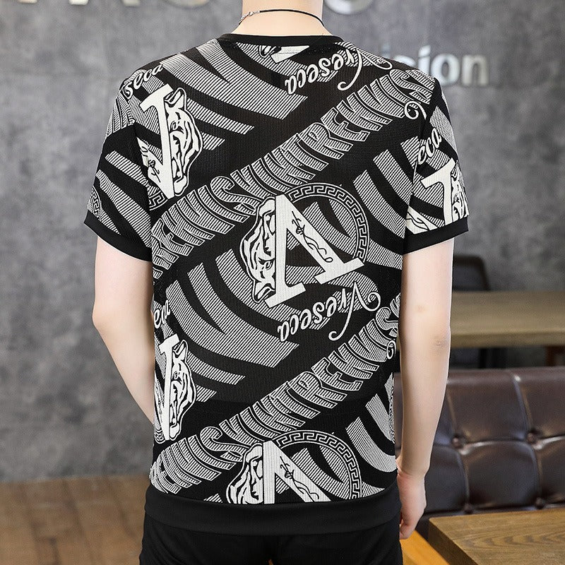 Men's Summer Ice Silk T-shirt
