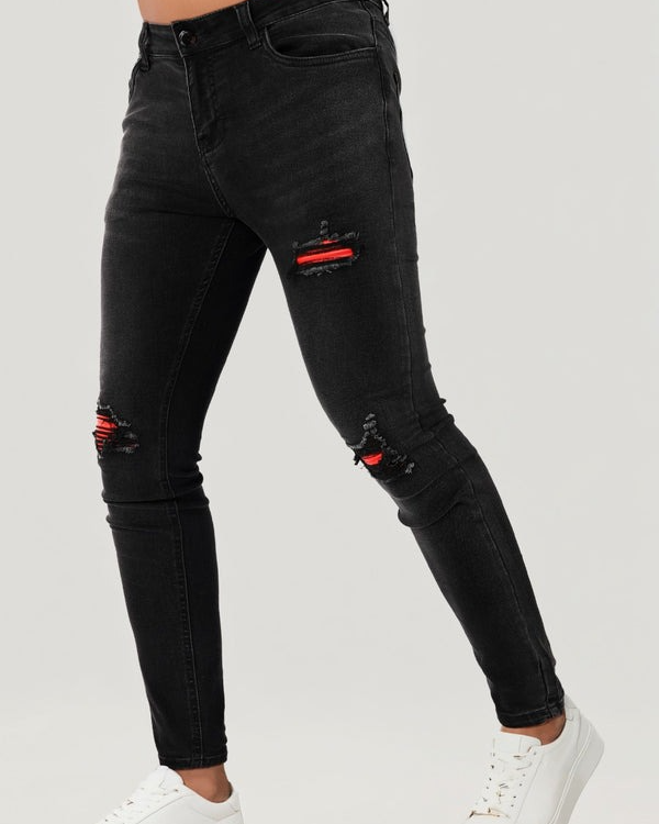 Men's Ripped Stretch Skinny Jean