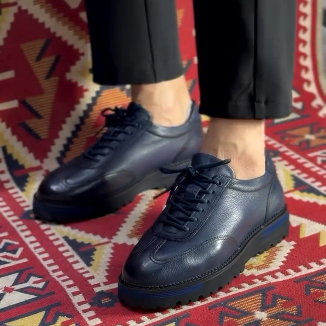 Men's Leather Casual Sneakers