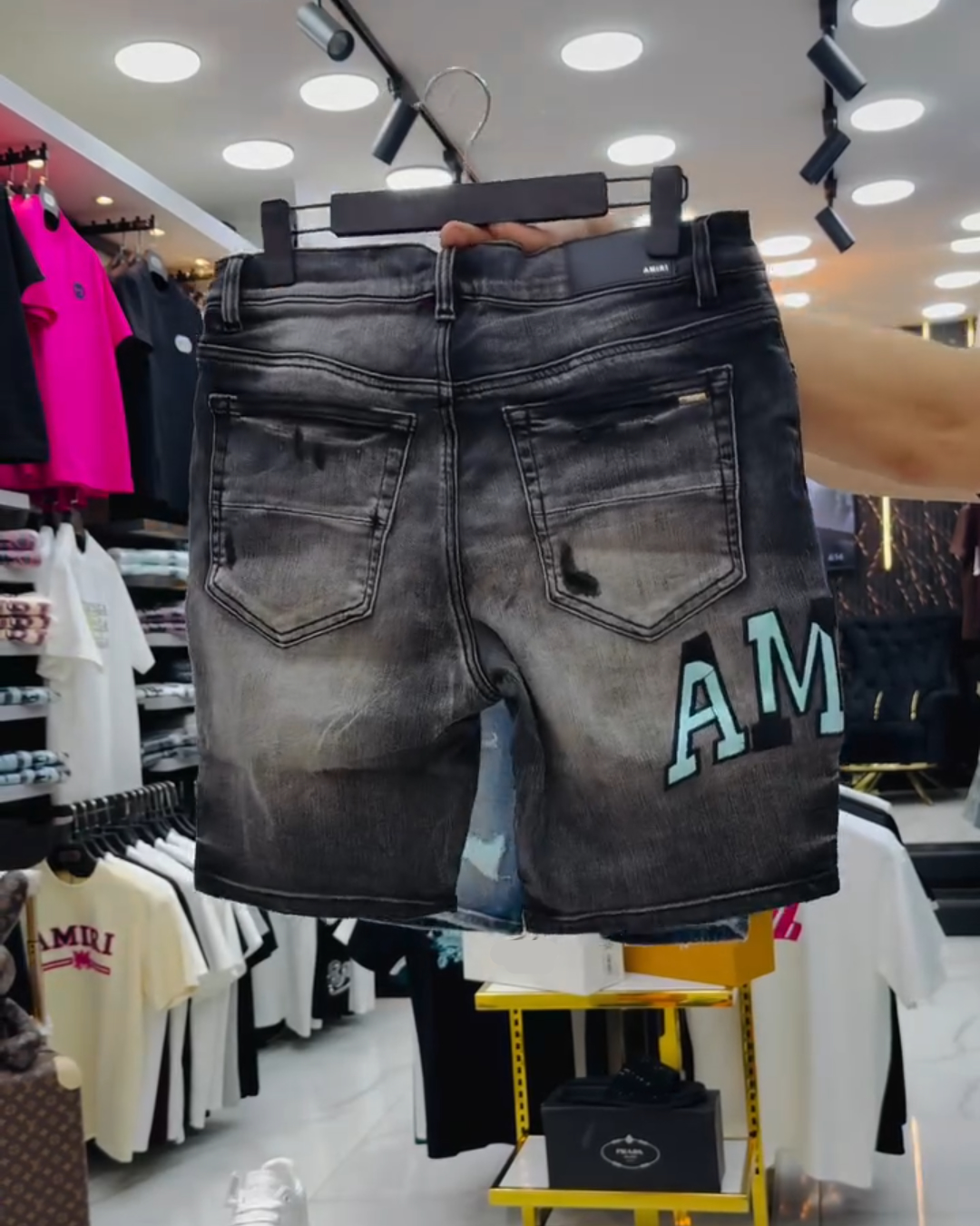 Men's Summer Ripped Denim Shorts