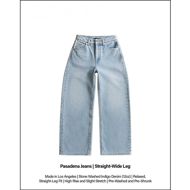 Dad Jeans Straight-Wide Leg