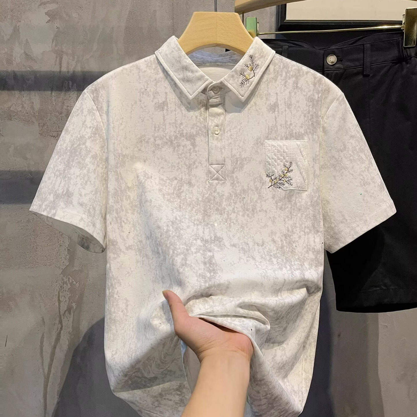 Men's Summer Galaxy Embroidered POLO Shirt