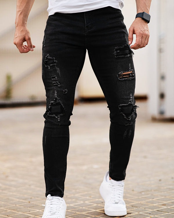 Men's Ripped Stretch Skinny Jean