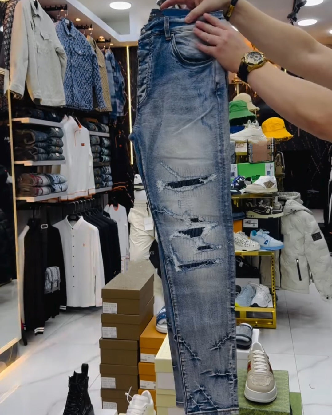 Men's Ripped Jeans