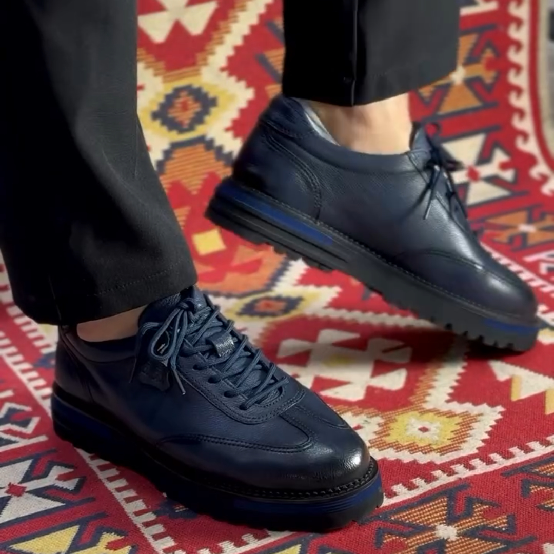 Men's Leather Casual Sneakers