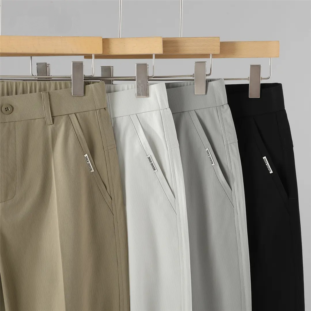 Men's Retro Simple Solid Color Pants
