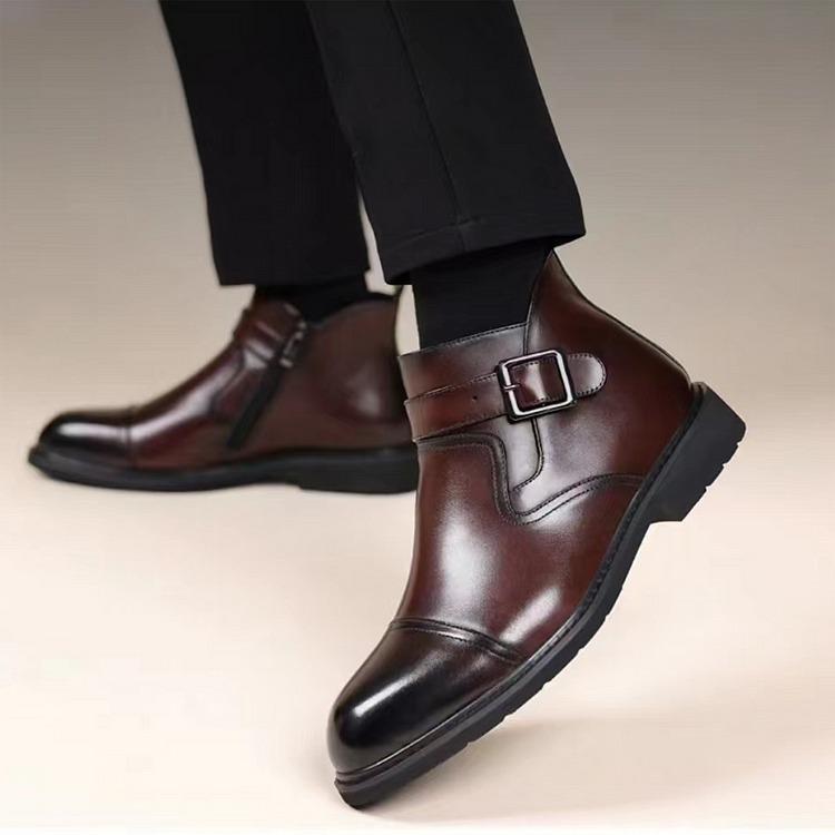 Cowhide Business Dress Boots