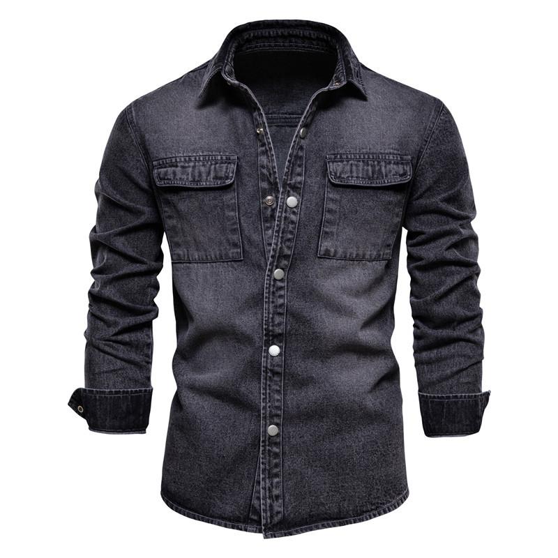 Denim Casual Slim Fit Shirt