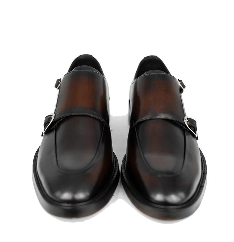 Double Monk Strap Dress Shoes