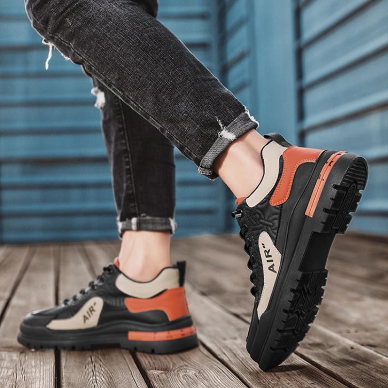 Color Block Non Slip Casual Sneakers