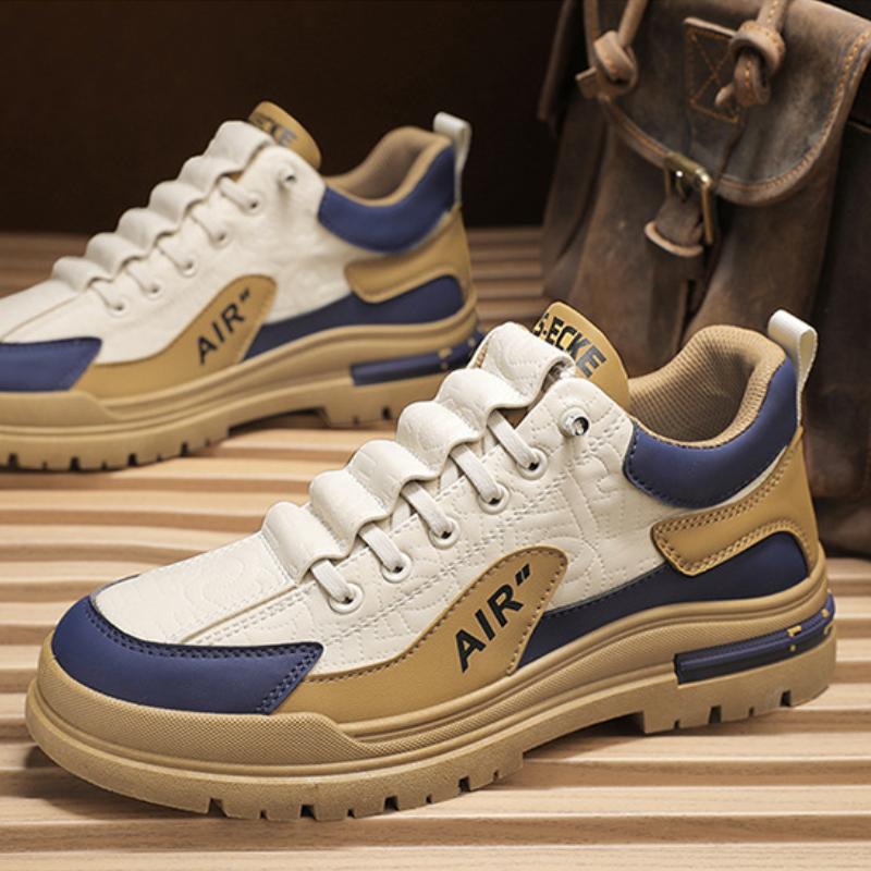 Color Block Non Slip Casual Sneakers