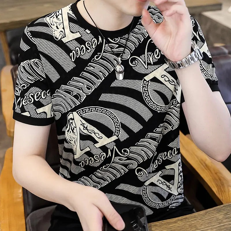 Men's Summer Ice Silk T-shirt