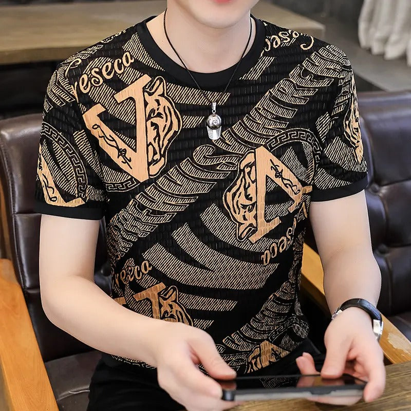 Men's Summer Ice Silk T-shirt