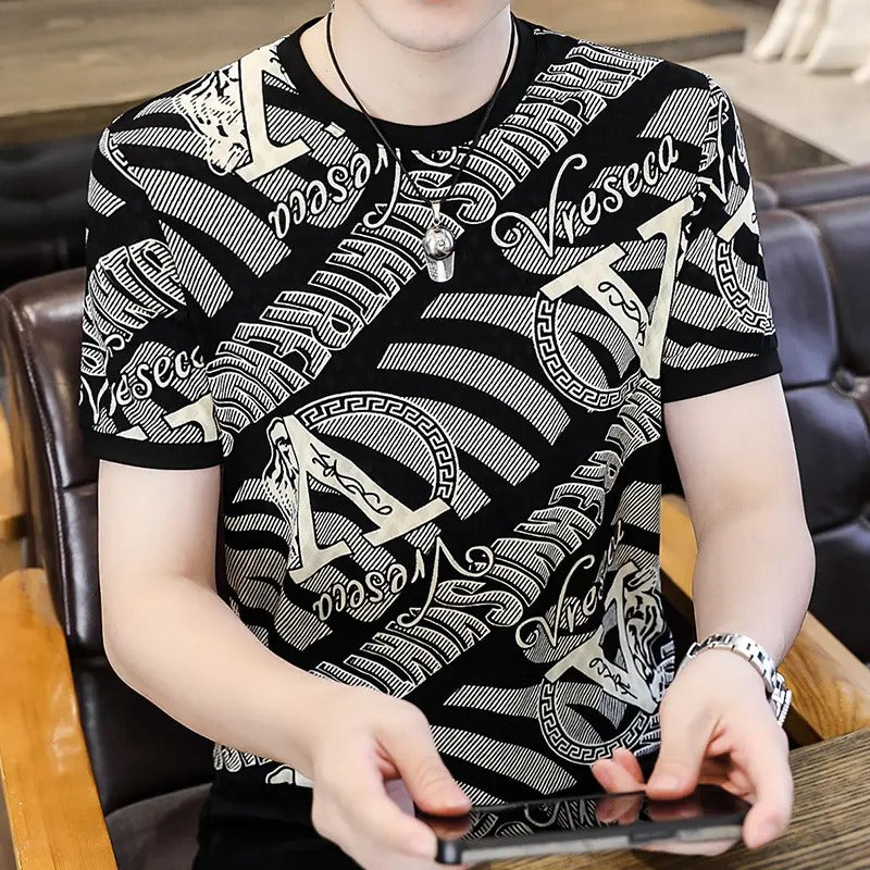 Men's Summer Ice Silk T-shirt