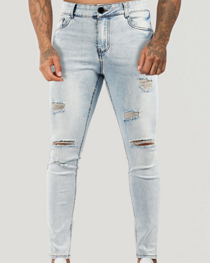 Men's Ripped Stretch Skinny Jean