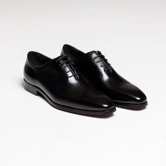 Patent Wholecut Shiny Leather Oxford Shoe