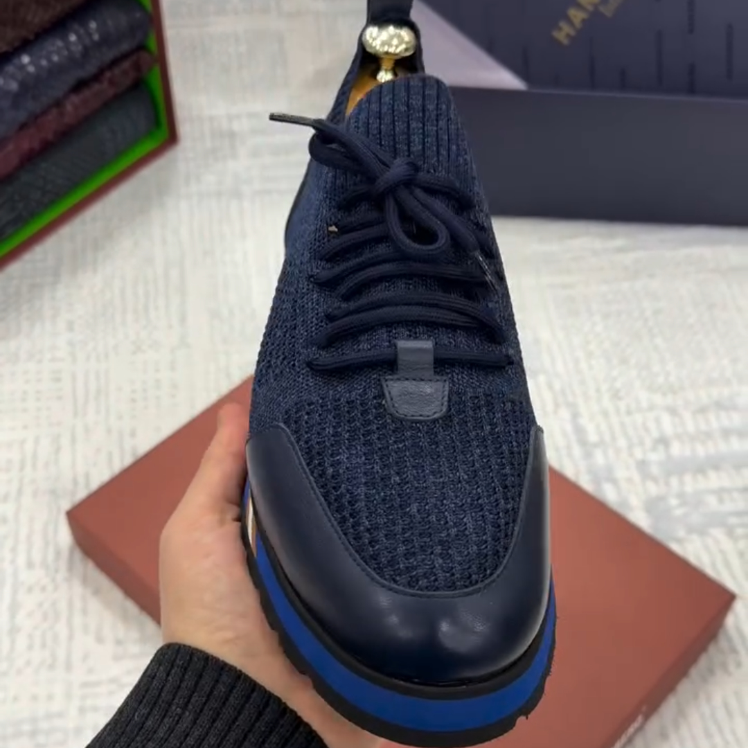 Men's Breathable Textile Sneakers