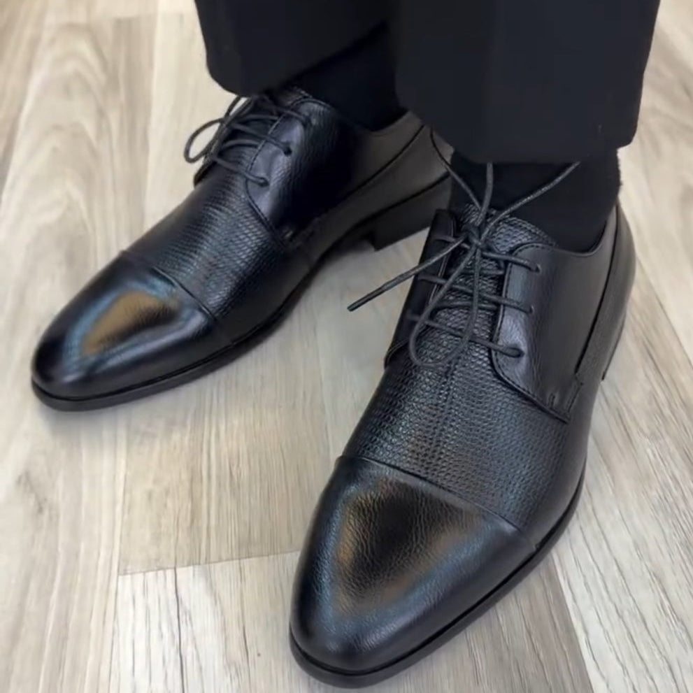 Men's Handmade Leather Derby Shoes