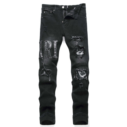 Trendy Ripped Stretch Skinny Jeans