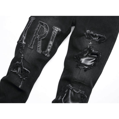 Trendy Ripped Stretch Skinny Jeans