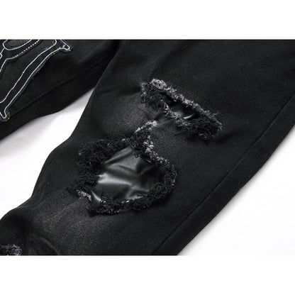 Trendy Ripped Stretch Skinny Jeans