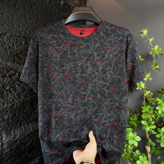 Men's Fashion Ripped T-shirt
