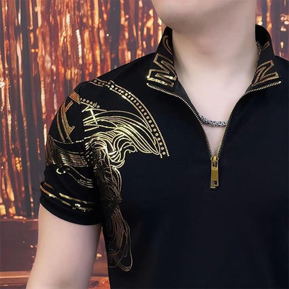Heavy Duty Hot Stamping Printed T-Shirt