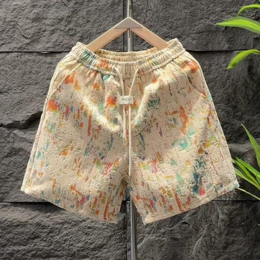 Men's Retro Prints Graffiti Shorts