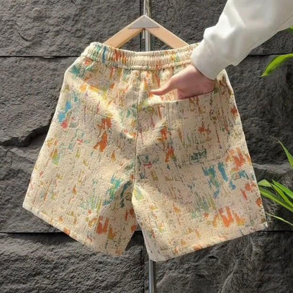 Men's Retro Prints Graffiti Shorts