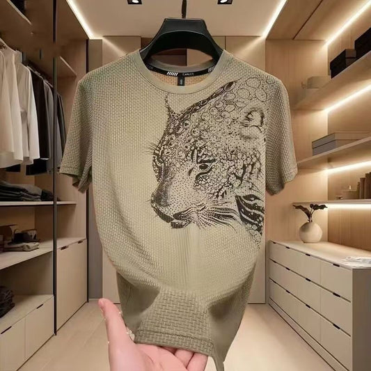 Men's Summer Ice Silk Breathable T-shirt