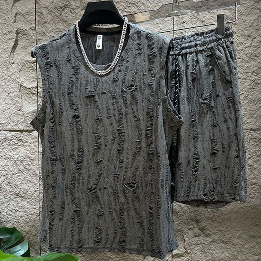 Men's Trendy Ripped Suit