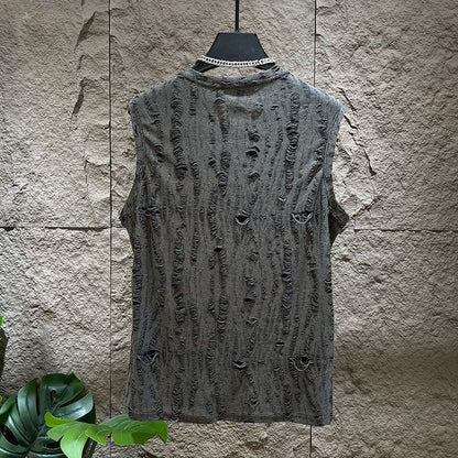 Men's Trendy Ripped Suit