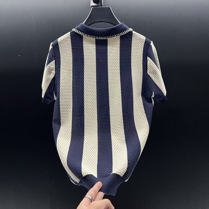 Men's Half Zip Polo Shirt